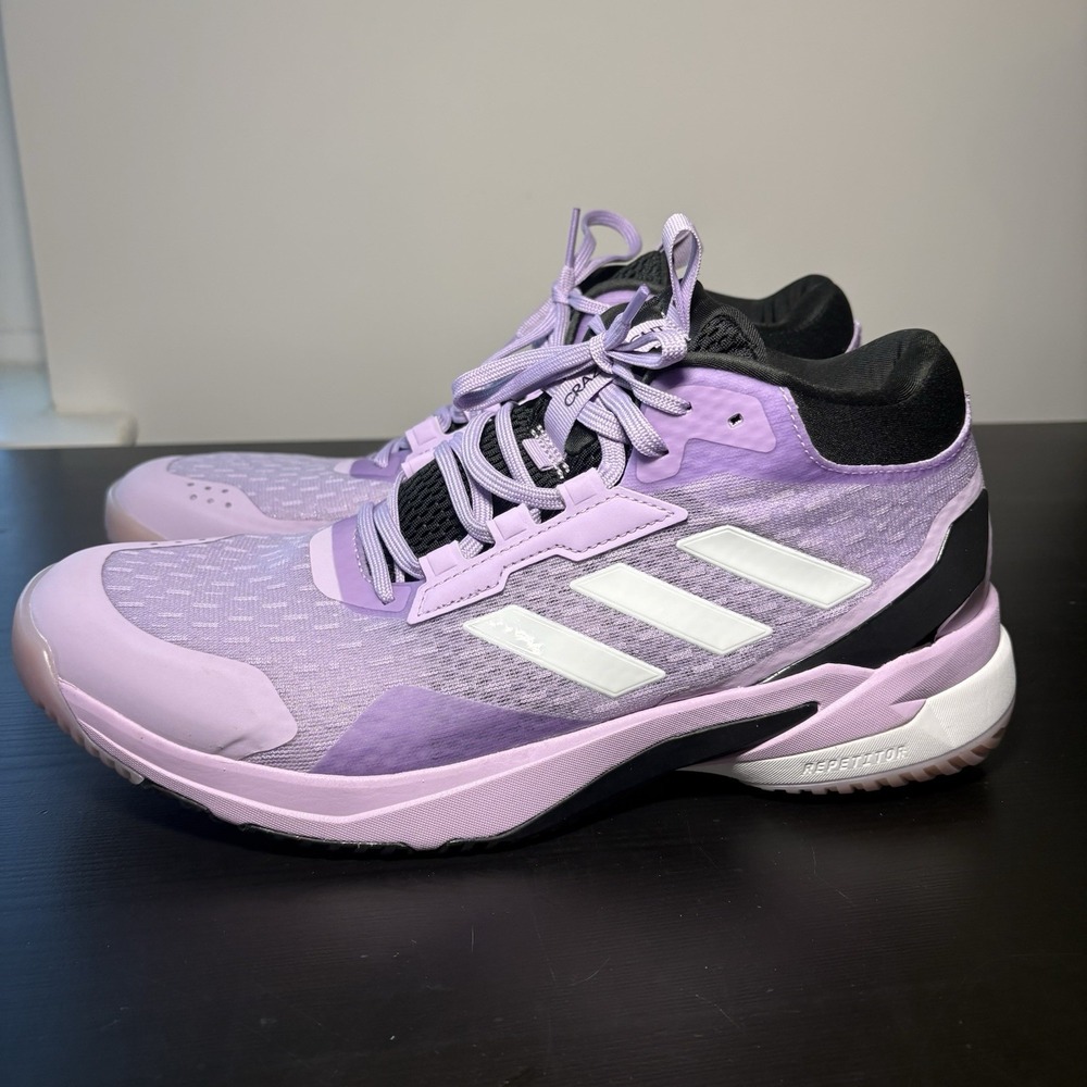Adidas Crazyflight 6 Mid Indoor volleyball Purple Women's NBY HP7031 Size 10.5